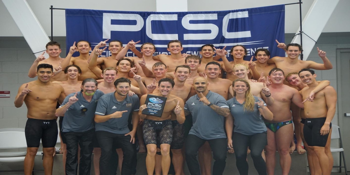 Men's swim celebrates victory at PCSC Championships